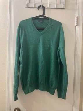 Mens Brooks Brothers Green Medium Sweater